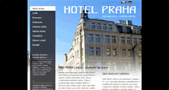 Desktop Screenshot of hotel-praha-liberec.cz